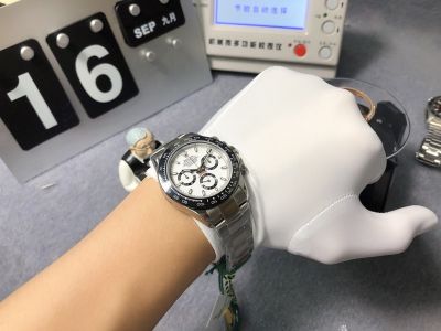 ROLEX Daytona  7750 or 4130 Movement White Watch